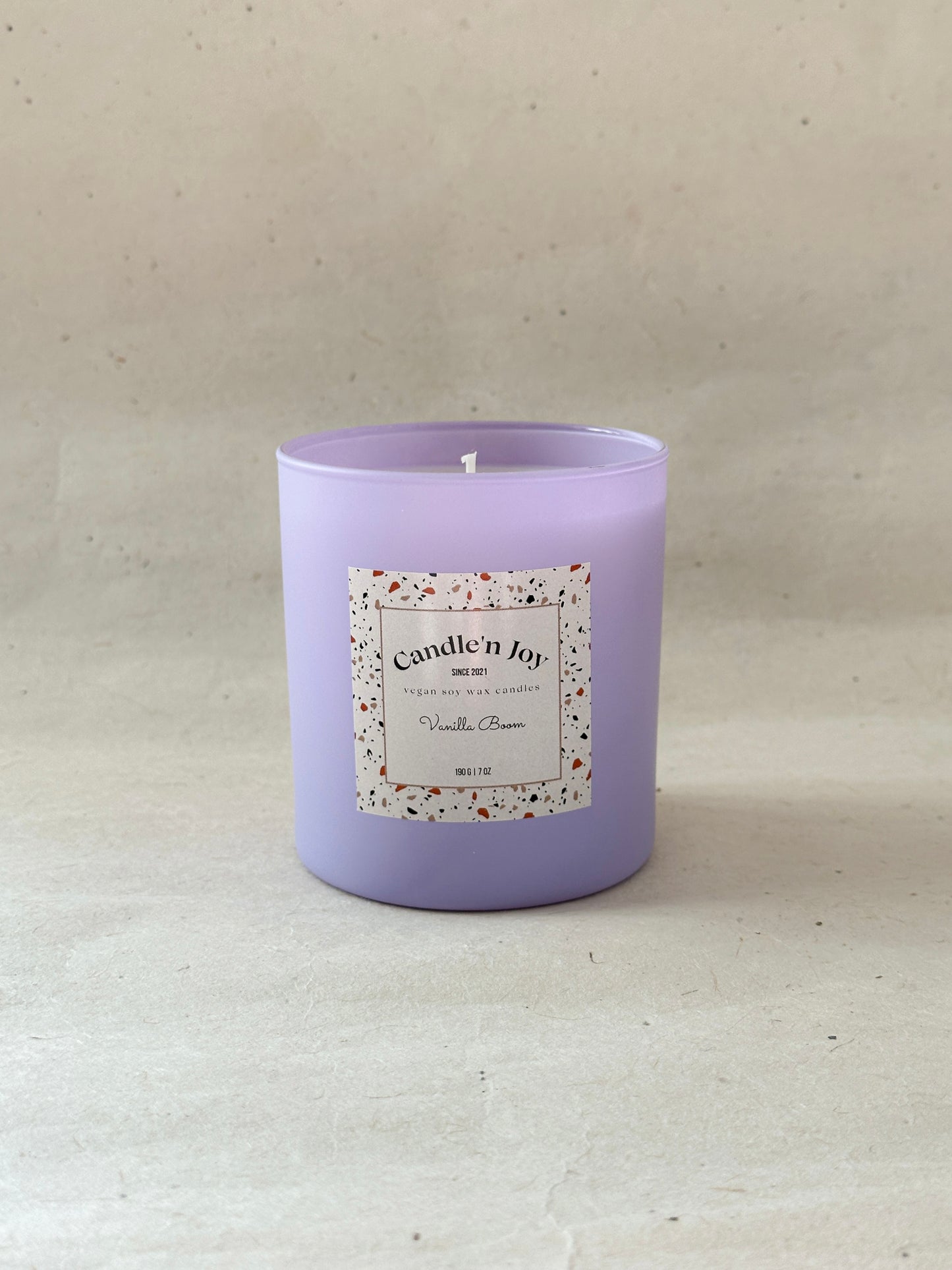 Vanilla Boom Soy Wax Candle