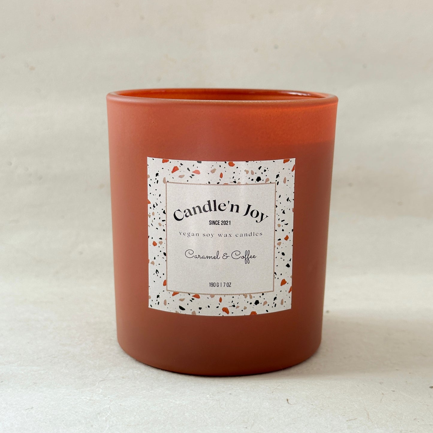 Caramel and Coffee Soy Wax Candle