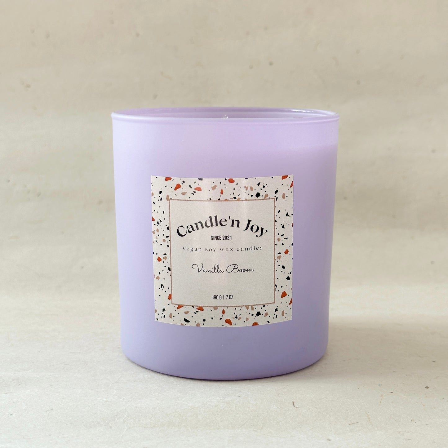 Vanilla Boom Soy Wax Candle