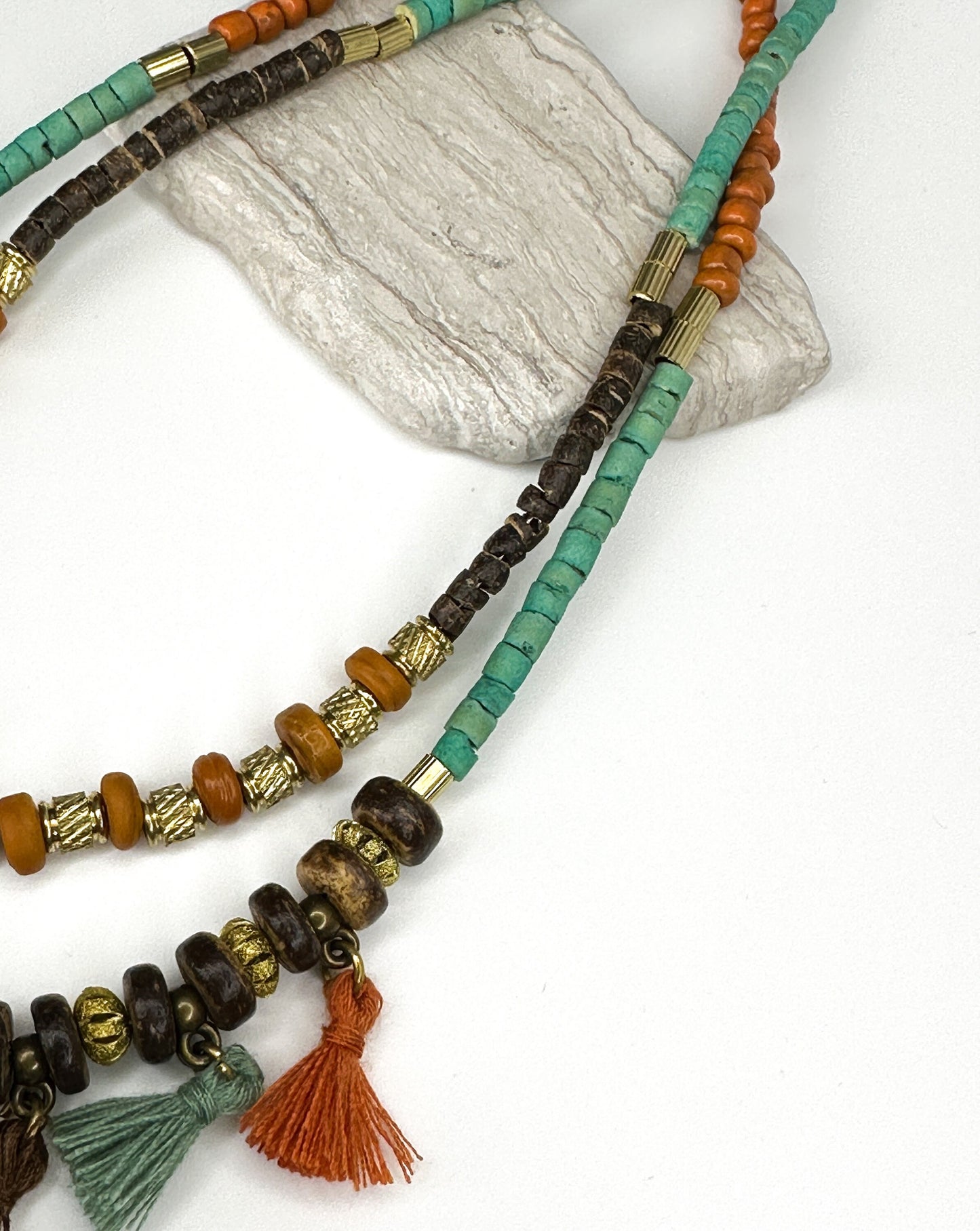 Tassel Necklace | Gift for Women Ethnic Jewelry | Nepali Necklace | Ethnic Design Boho Necklace | Tibetan Jewelry