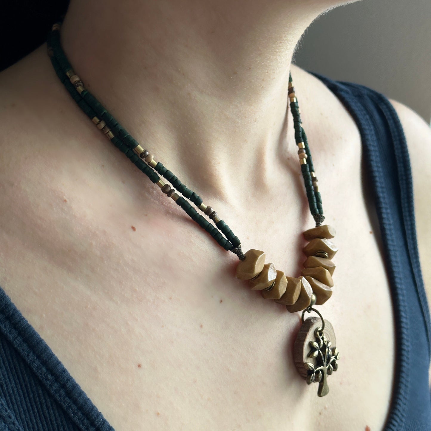Tree of Life Necklace | Gift for Women Ethnic Jewelry | Ethnic Design Necklace | Tibetan Jewelry | Nepali Necklace