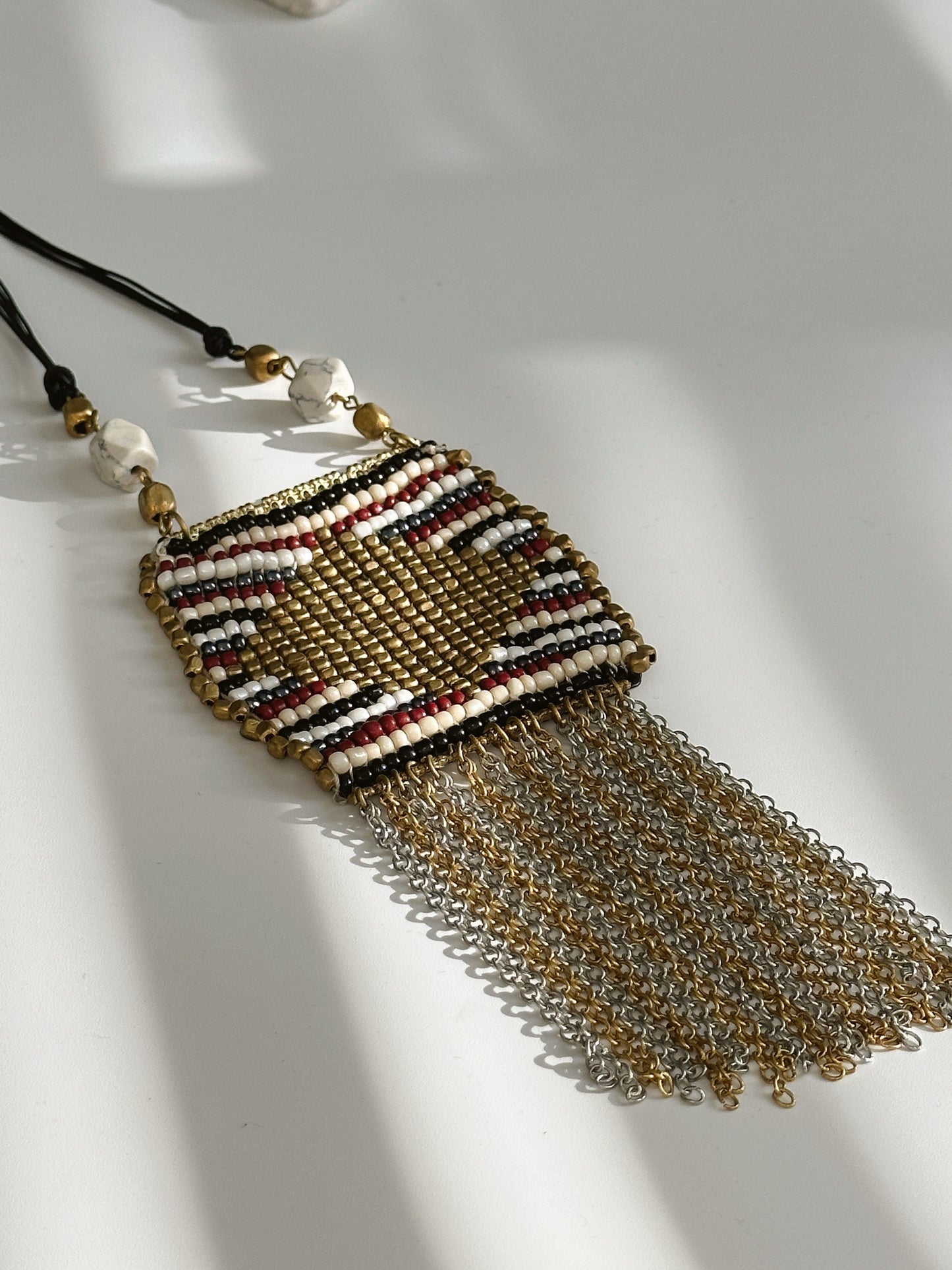 Long Beaded Tassel Necklace | Nepali Necklace | Ethnic Design Boho Necklace | Tibetan Jewelry | Gift for Women Ethnic Jewelry