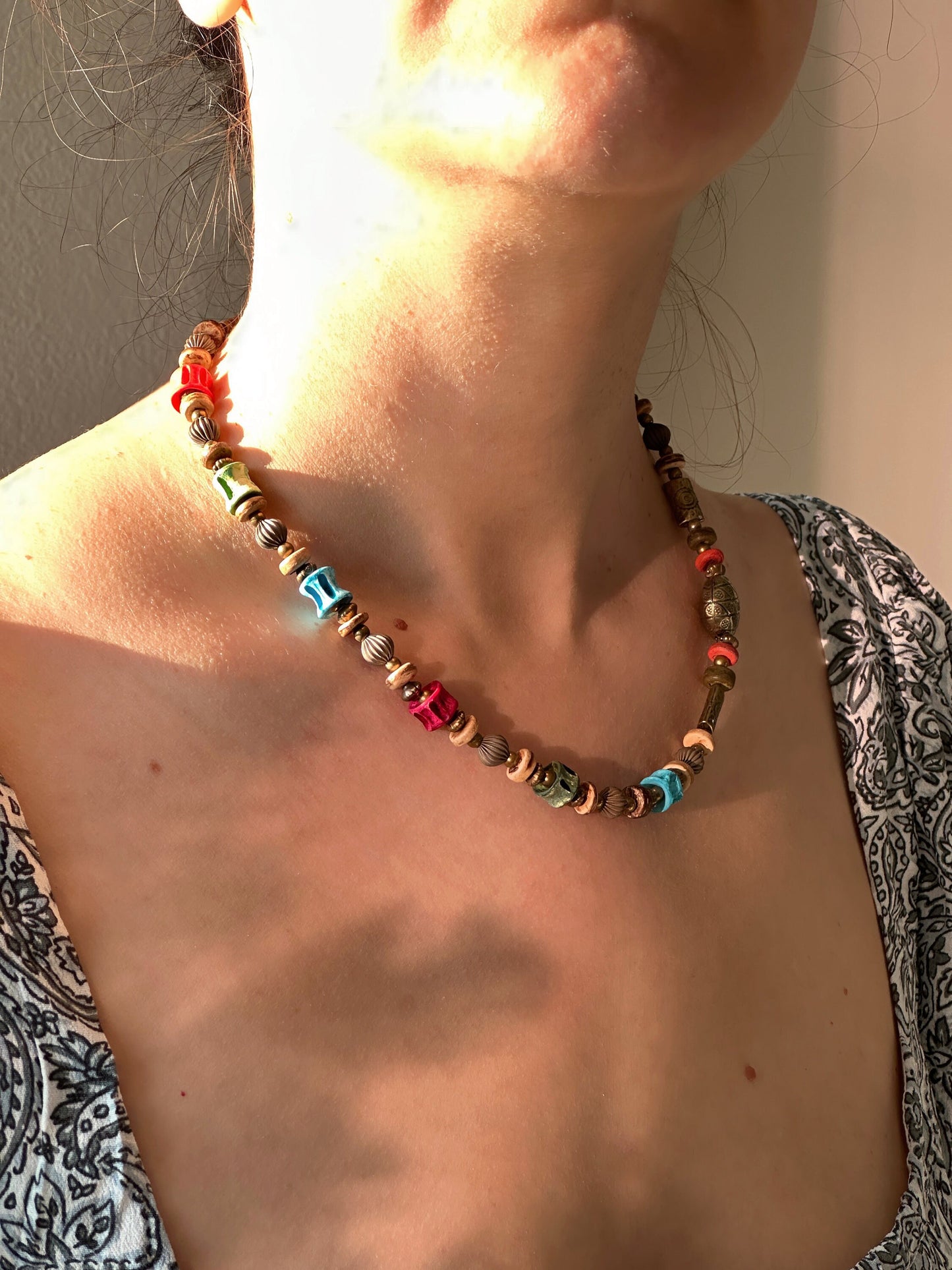 Tibetan Jewelry | Boho Necklace | Nepali Necklace | Gift for Women Ethnic Jewelry