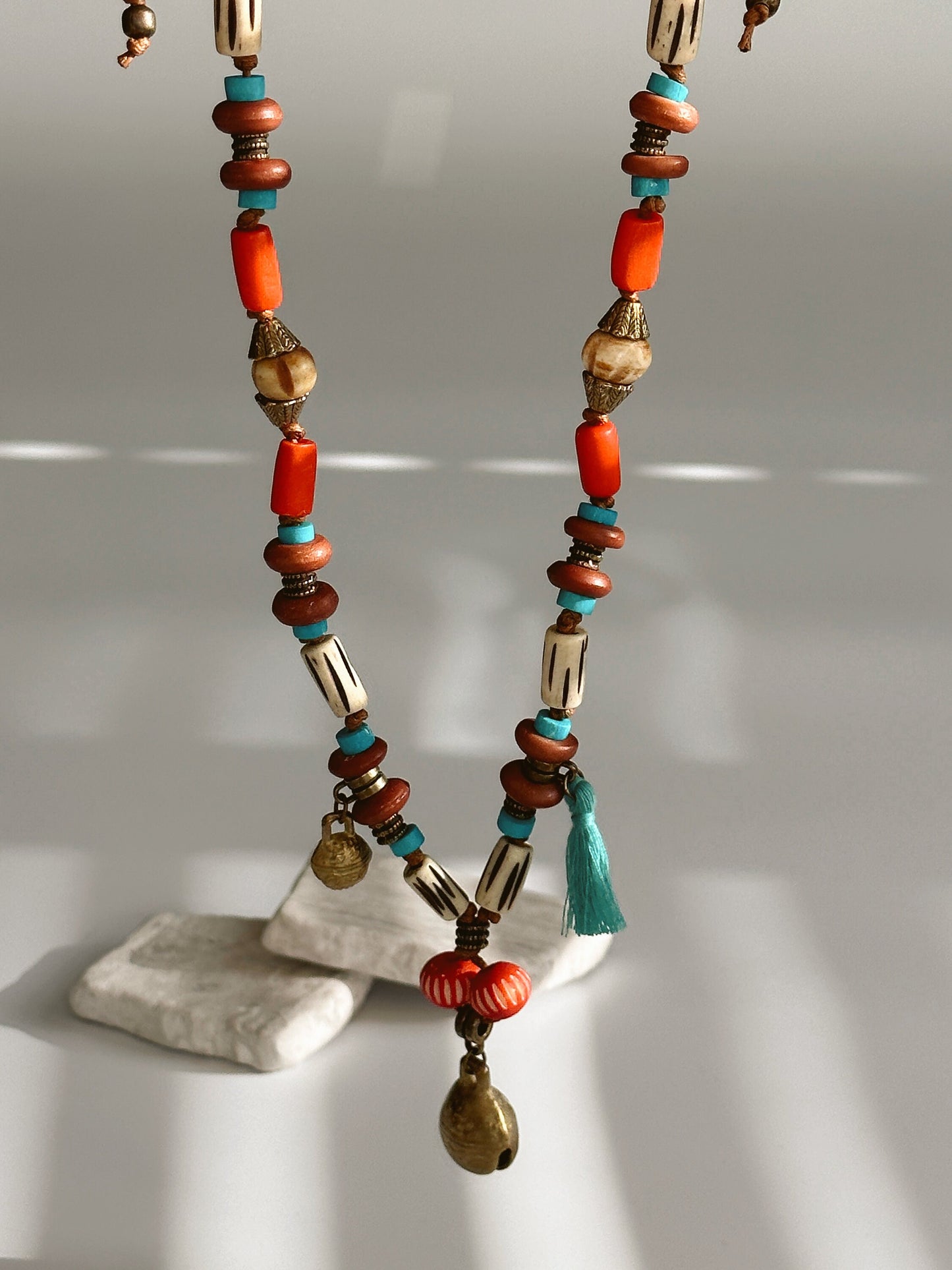 Bell Pendant | Boho Necklace | Tibetan Jewelry | Nepali Necklace | Gift for Women Ethnic Jewelry