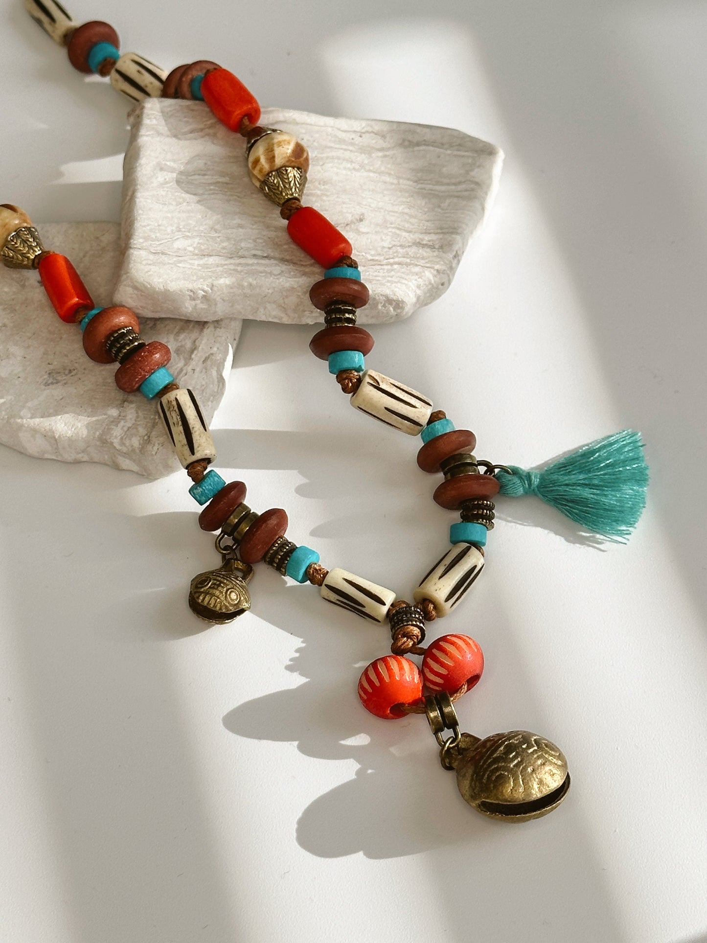 Bell Pendant | Boho Necklace | Tibetan Jewelry | Nepali Necklace | Gift for Women Ethnic Jewelry