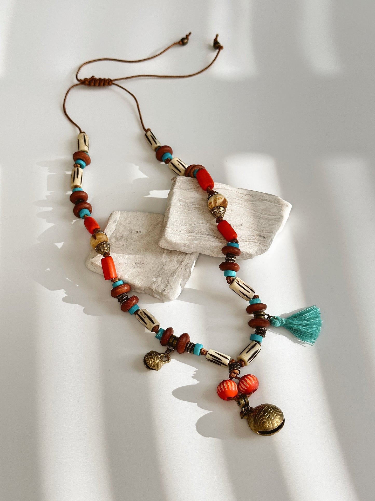 Bell Pendant | Boho Necklace | Tibetan Jewelry | Nepali Necklace | Gift for Women Ethnic Jewelry