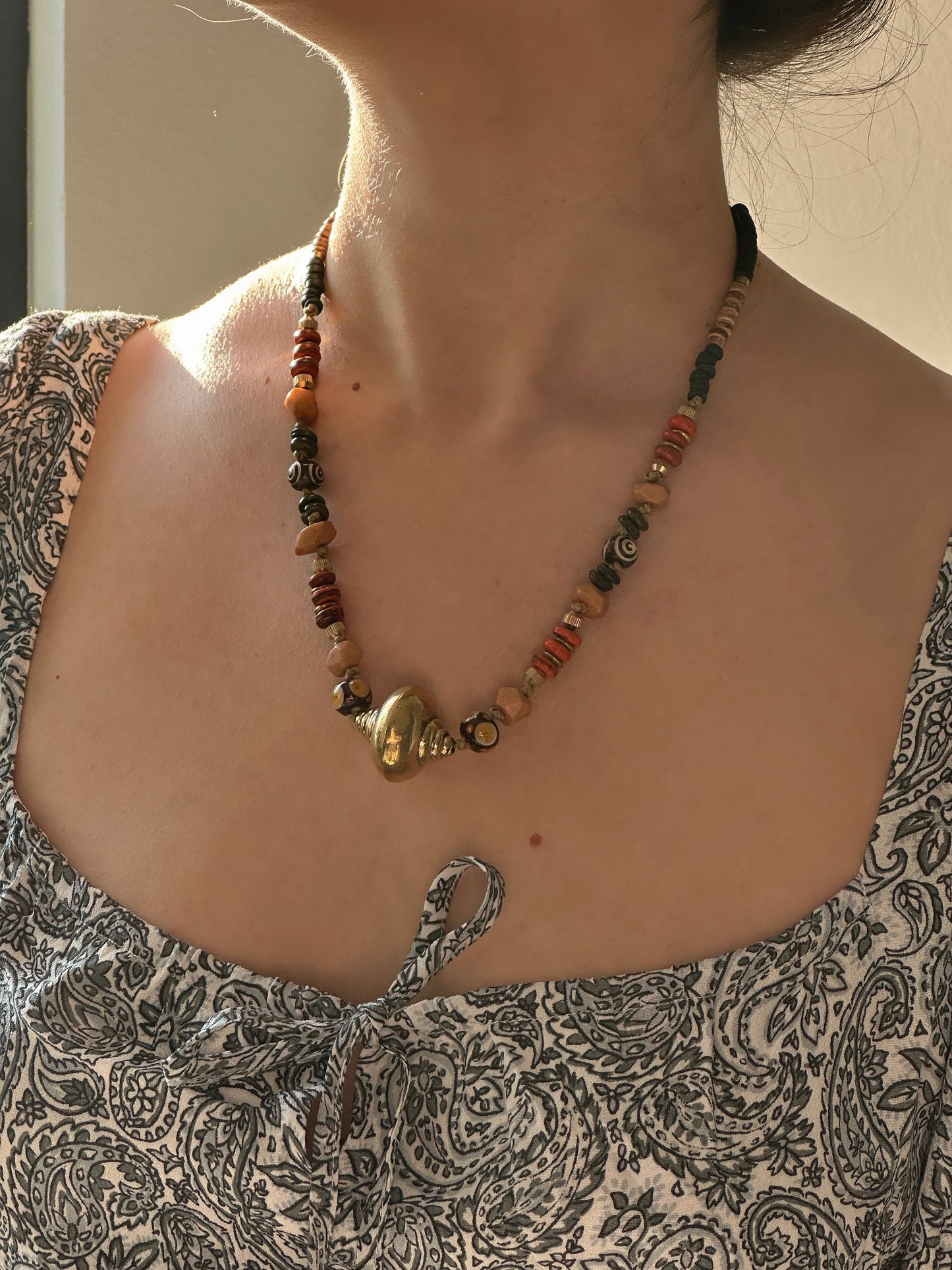 Spinning Necklace | Boho Necklace | Nepali Necklace | Gift for Women Ethnic Jewelry