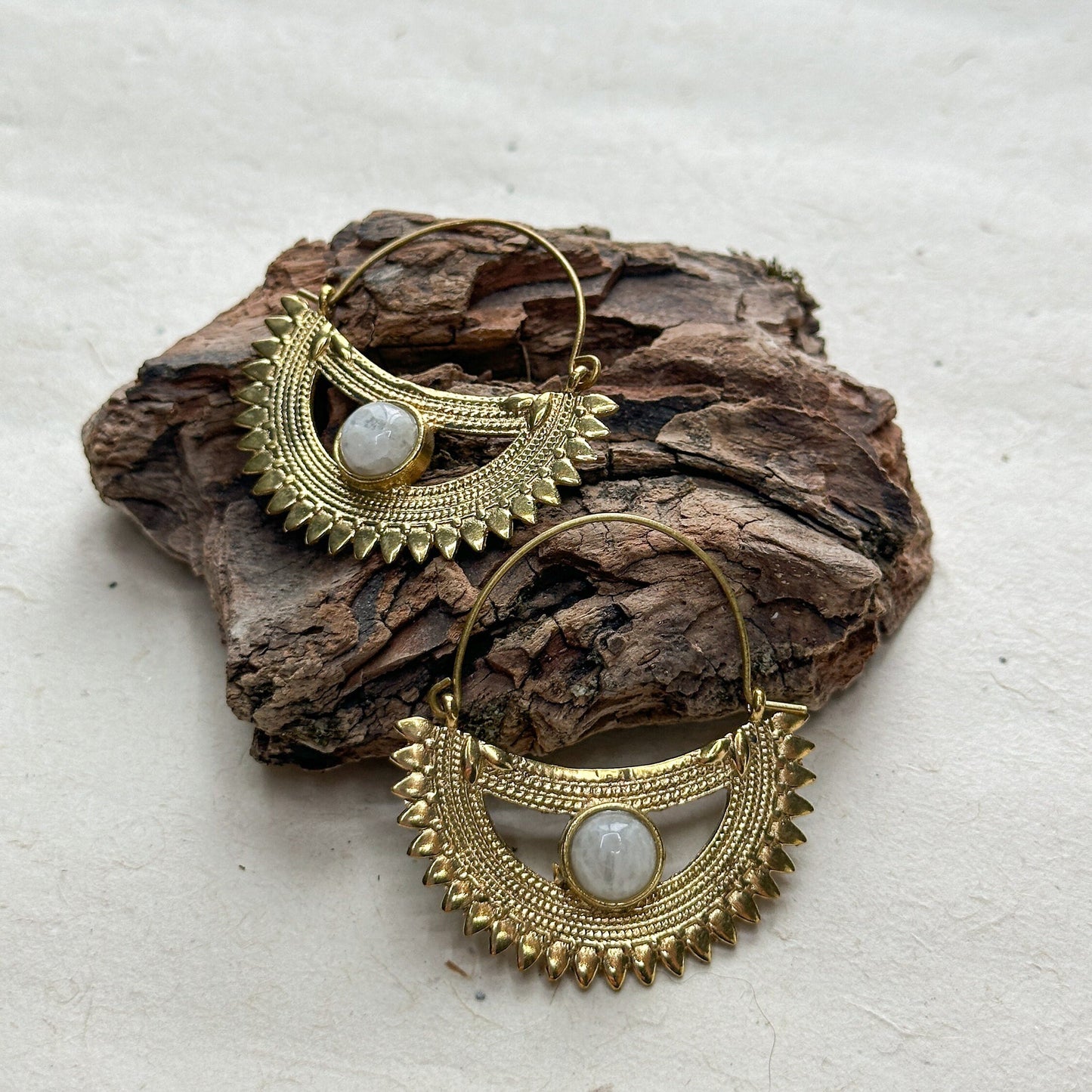Bohemian Style Drop Earrings for Her | Rustic Hippie Earrings | Boho Silver Drop Earrings | Tribal Earrings