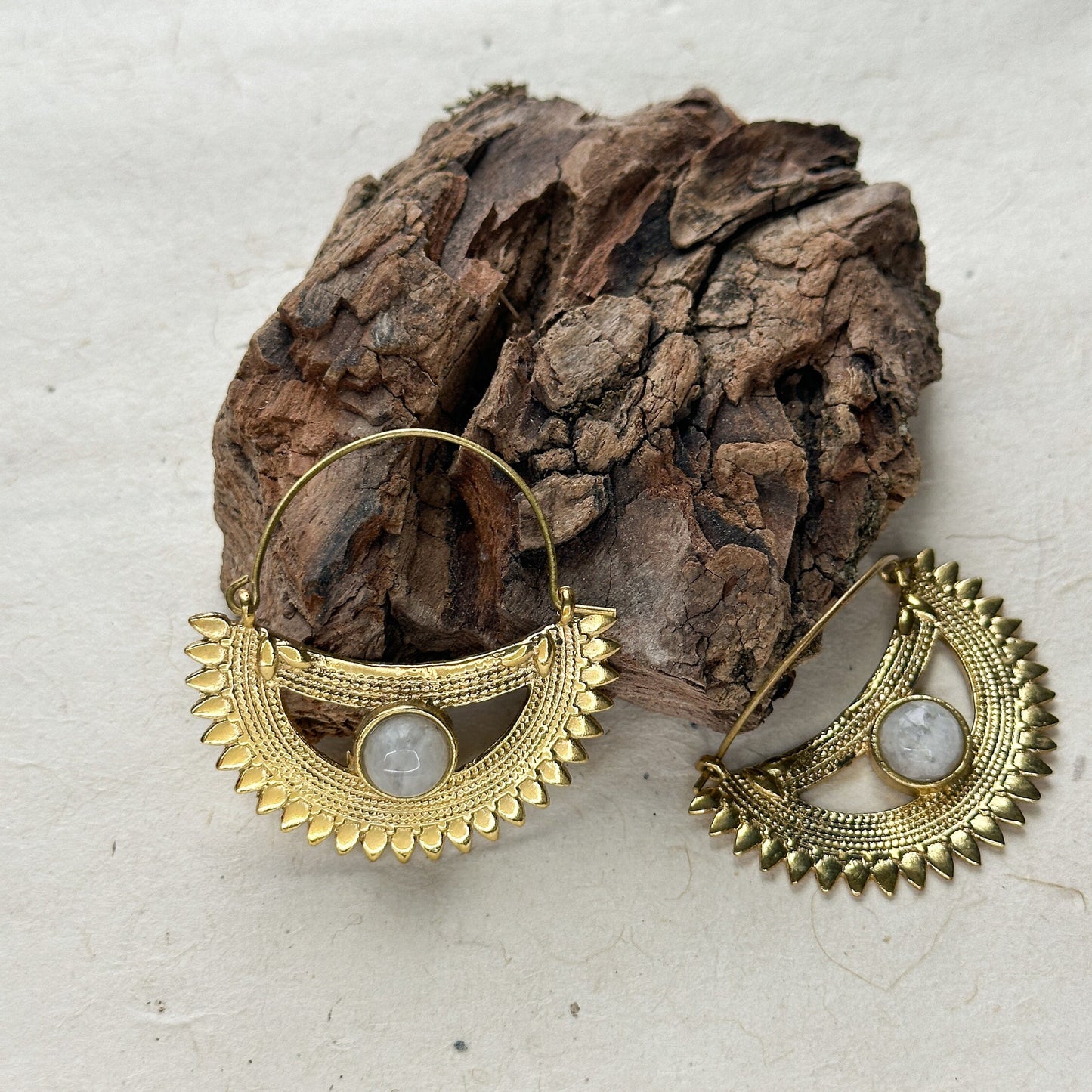 Bohemian Style Drop Earrings for Her | Rustic Hippie Earrings | Boho Silver Drop Earrings | Tribal Earrings
