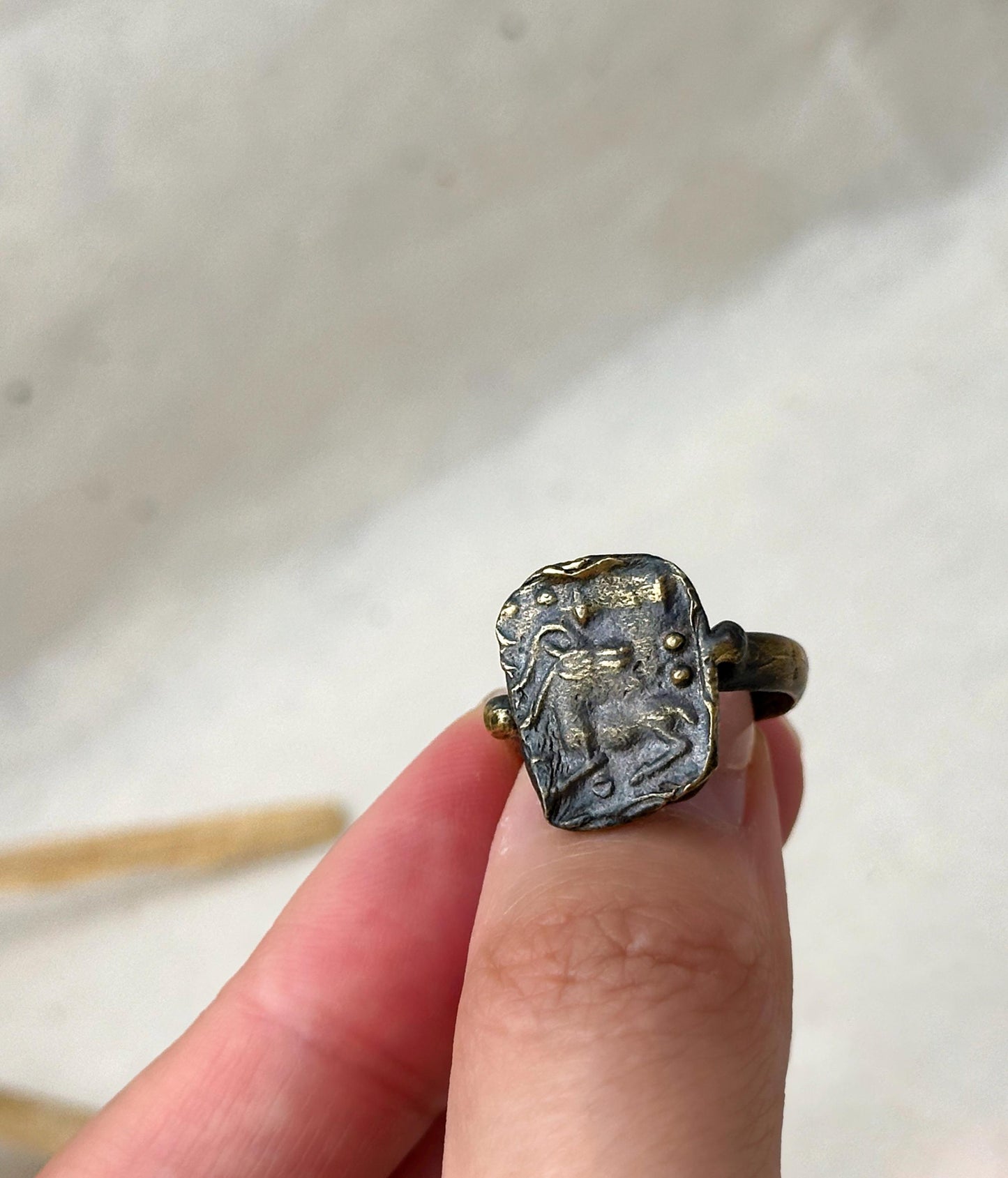 The Hellen Girl Unique Roman Ring | Handmade Ring | Ancient The Hellen Girl Jewelry | Vintage Hellen Art Ring Gift |Only One Produced