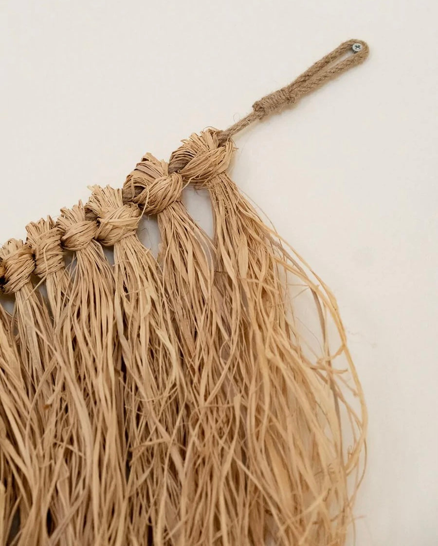 Bohemian Raffia Wall Decor