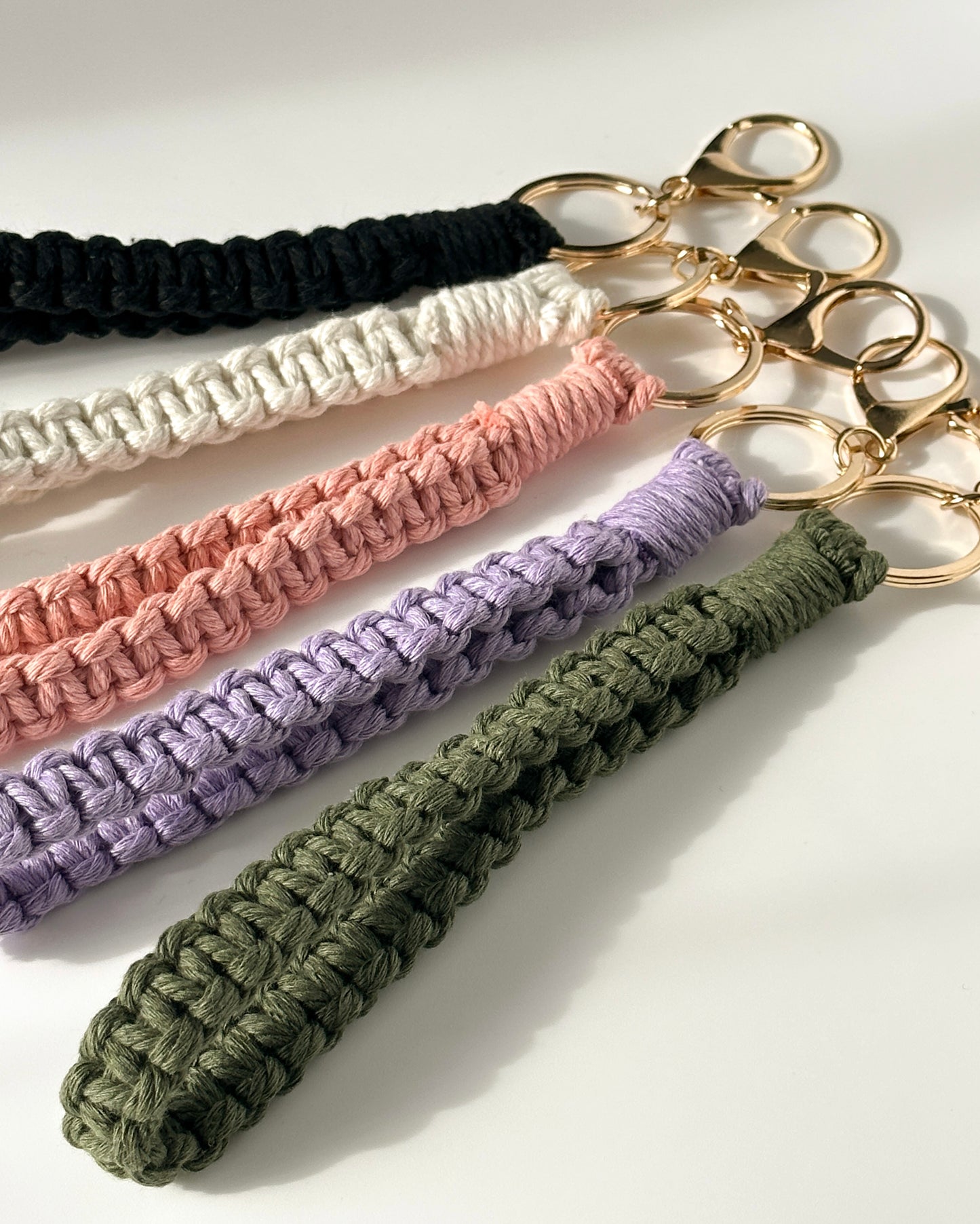 Macrame Wristlet Keychain