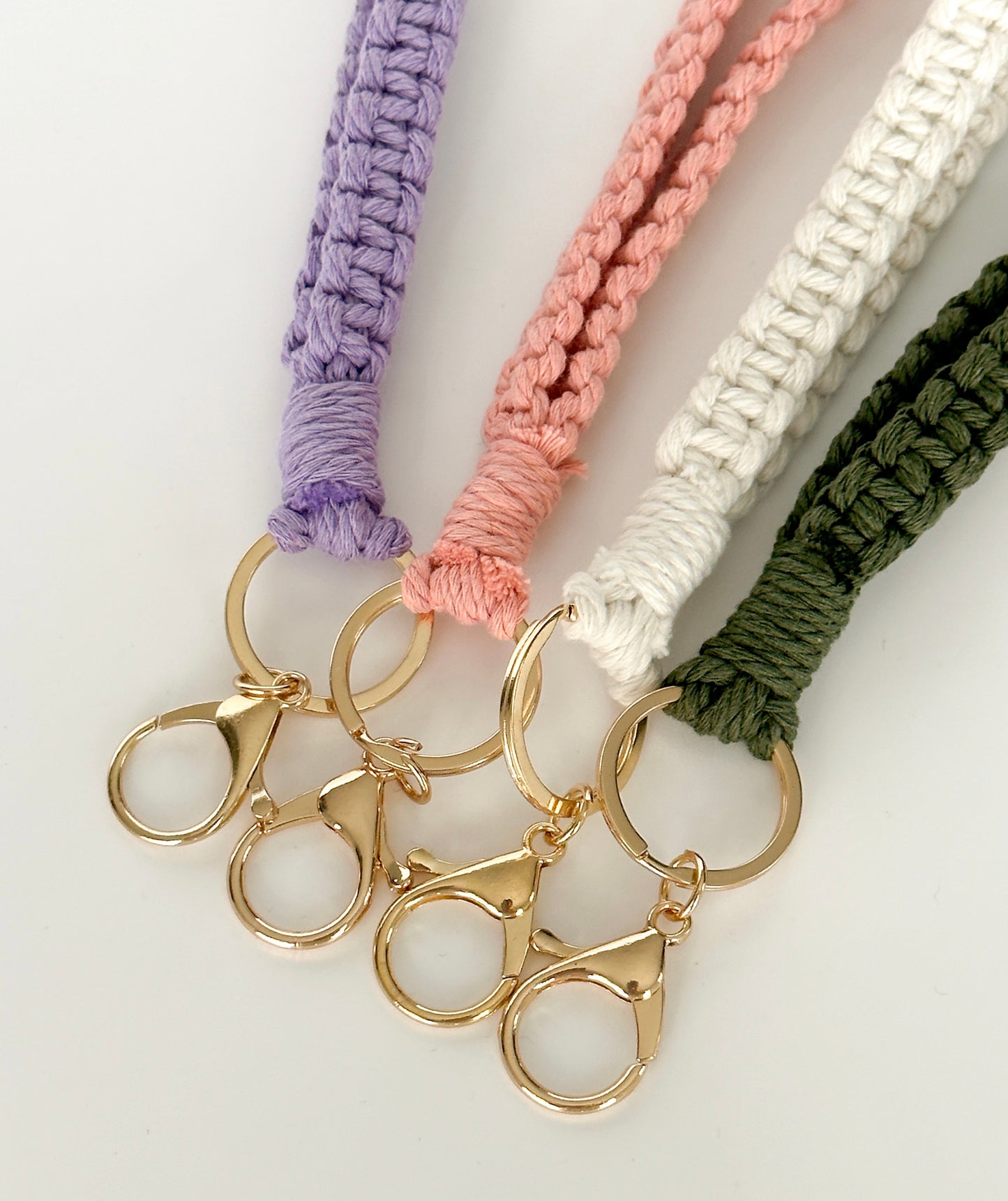 Macrame Wristlet Keychain