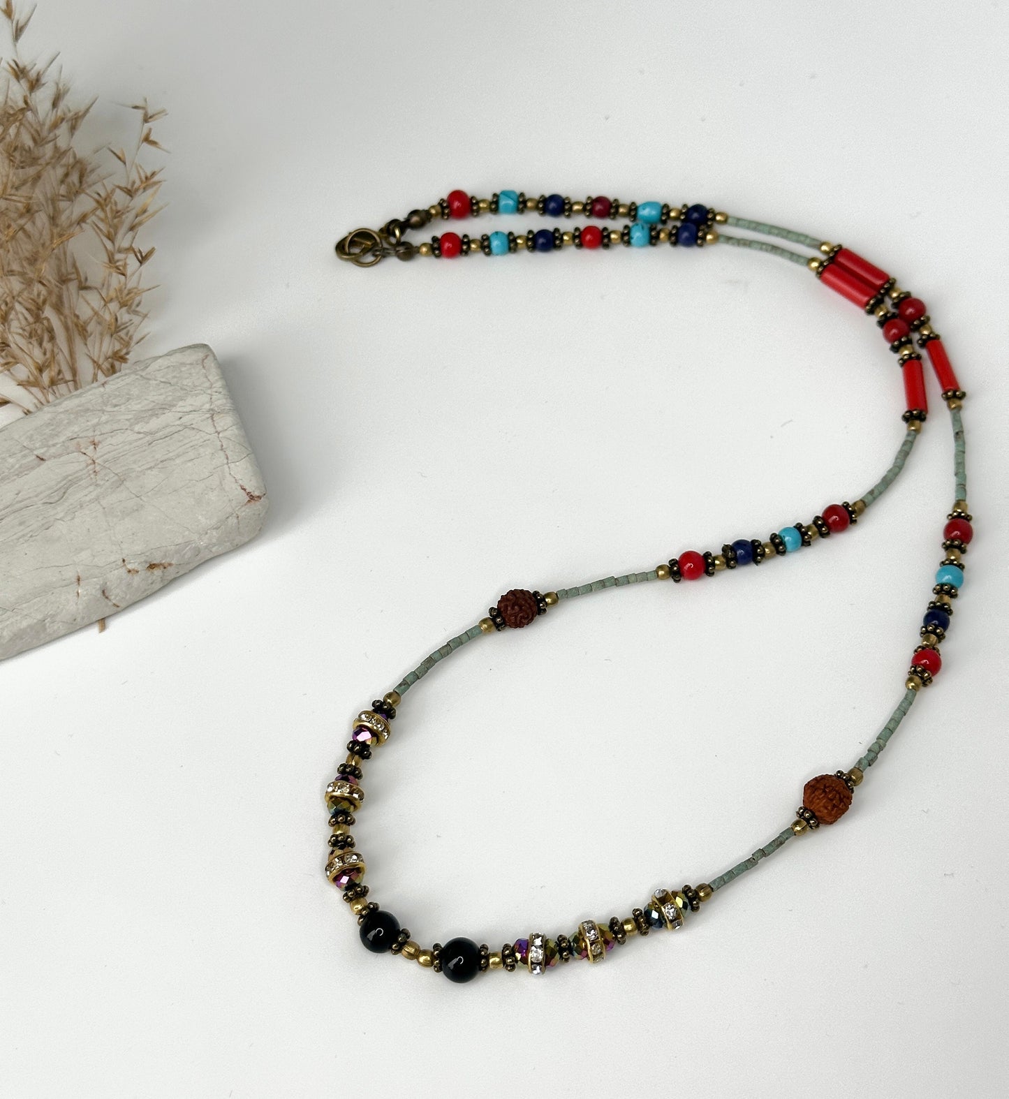 Minimalist Gothic Necklace | Gift for Women Ethnic Jewelry | Boho Necklace | Tibetan Jewelry | Nepali Necklace