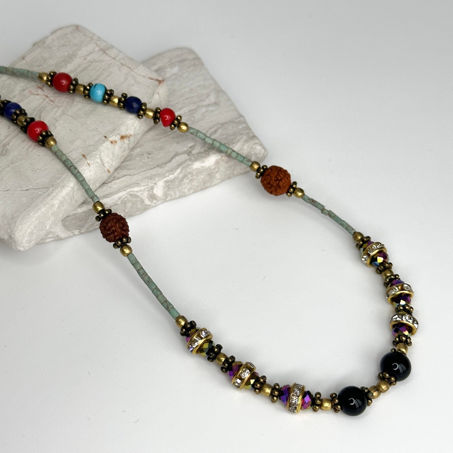 Minimalist Gothic Necklace | Gift for Women Ethnic Jewelry | Boho Necklace | Tibetan Jewelry | Nepali Necklace