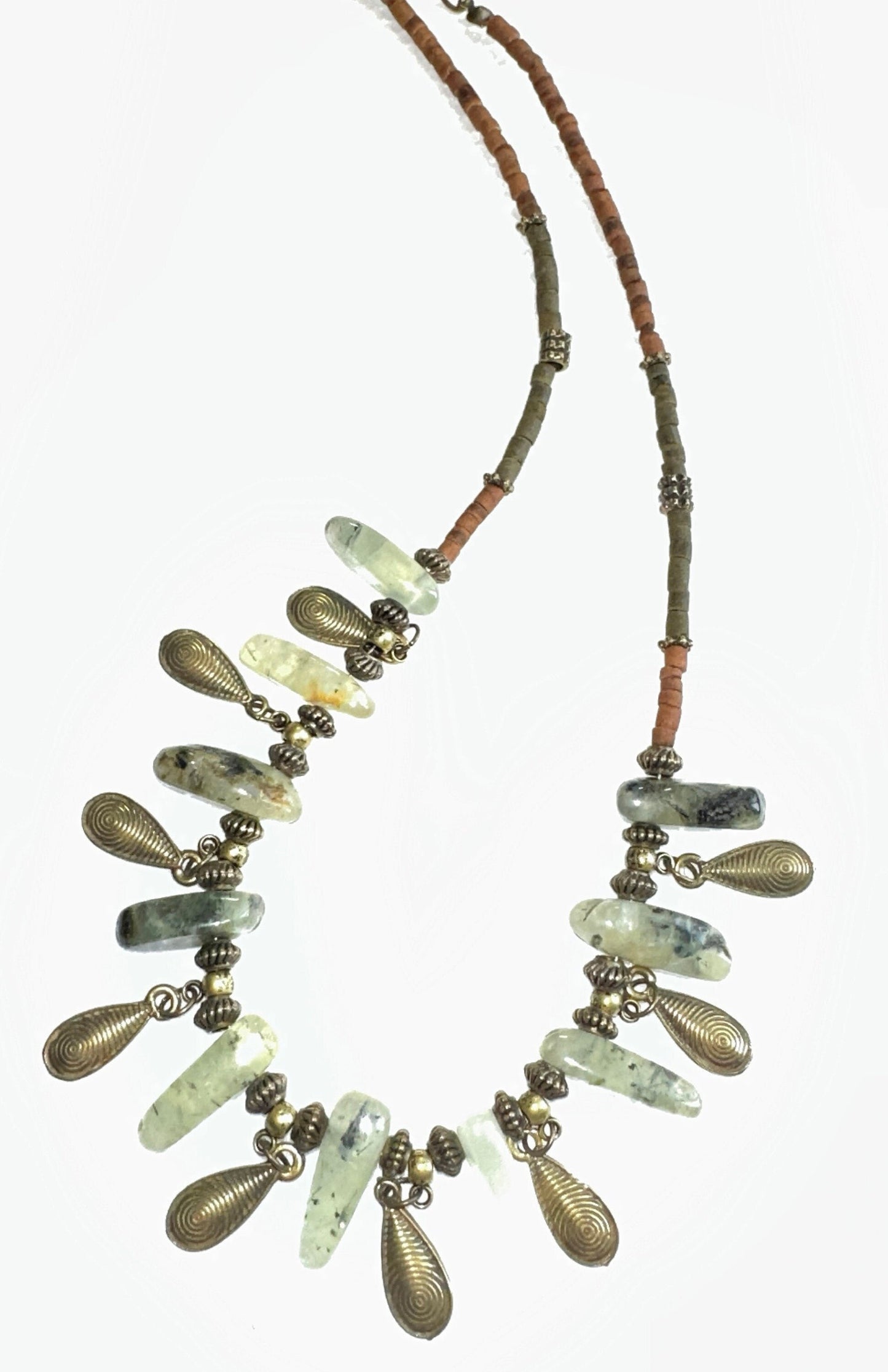 Dark Academia Boho Necklace | Tibetan Jewelry | Stone Nepali Necklace | Gift for Women Ethnic Jewelry