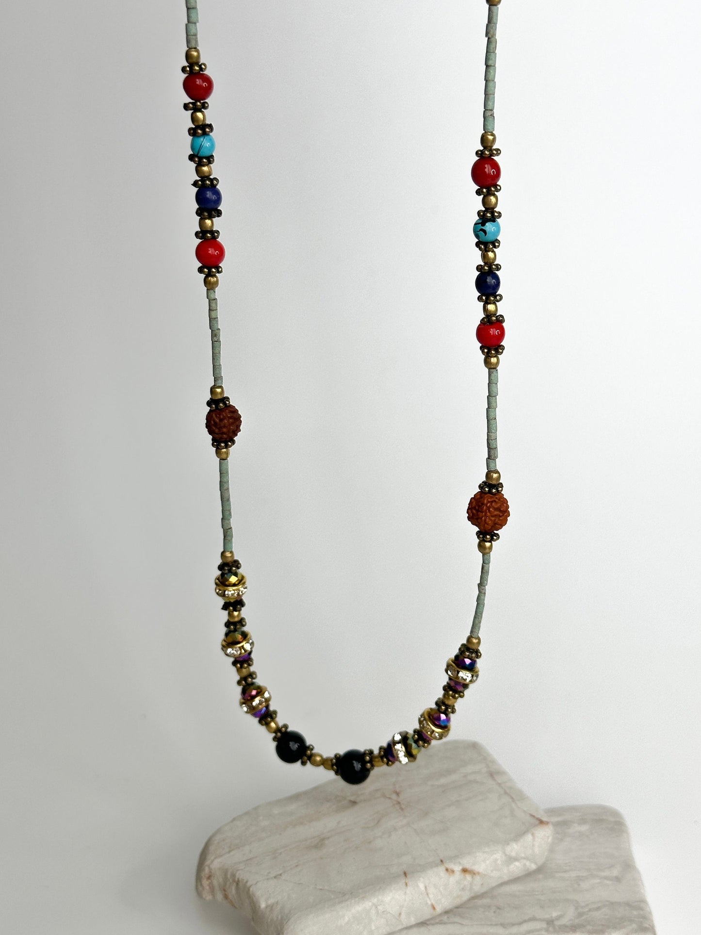 Minimalist Gothic Necklace | Gift for Women Ethnic Jewelry | Boho Necklace | Tibetan Jewelry | Nepali Necklace