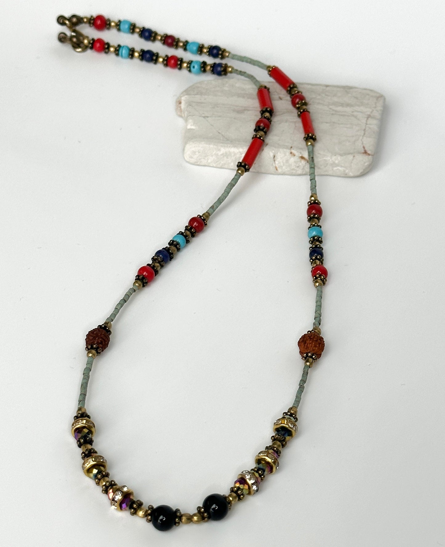 Minimalist Gothic Necklace | Gift for Women Ethnic Jewelry | Boho Necklace | Tibetan Jewelry | Nepali Necklace