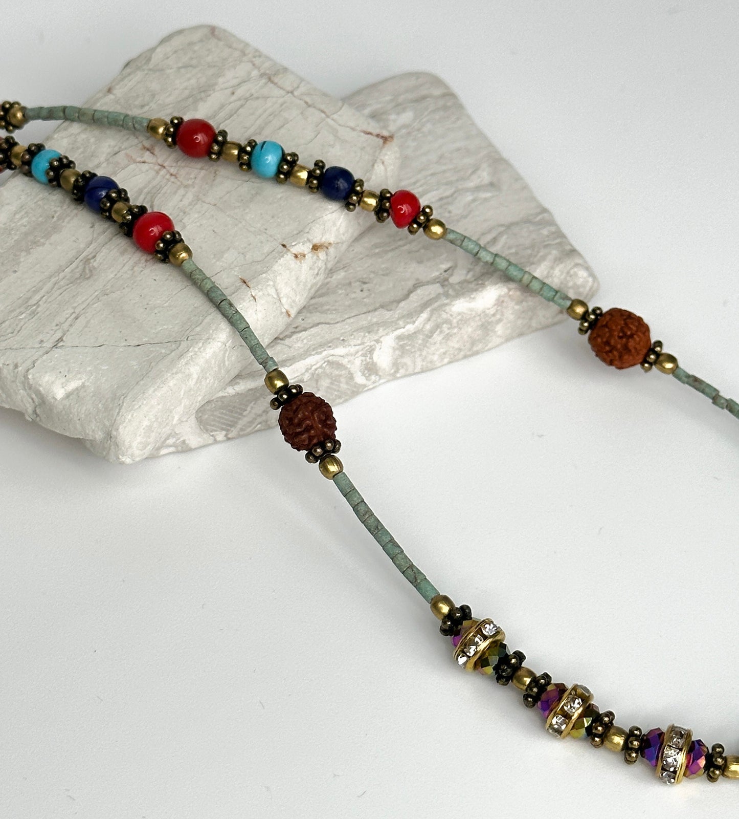 Minimalist Gothic Necklace | Gift for Women Ethnic Jewelry | Boho Necklace | Tibetan Jewelry | Nepali Necklace