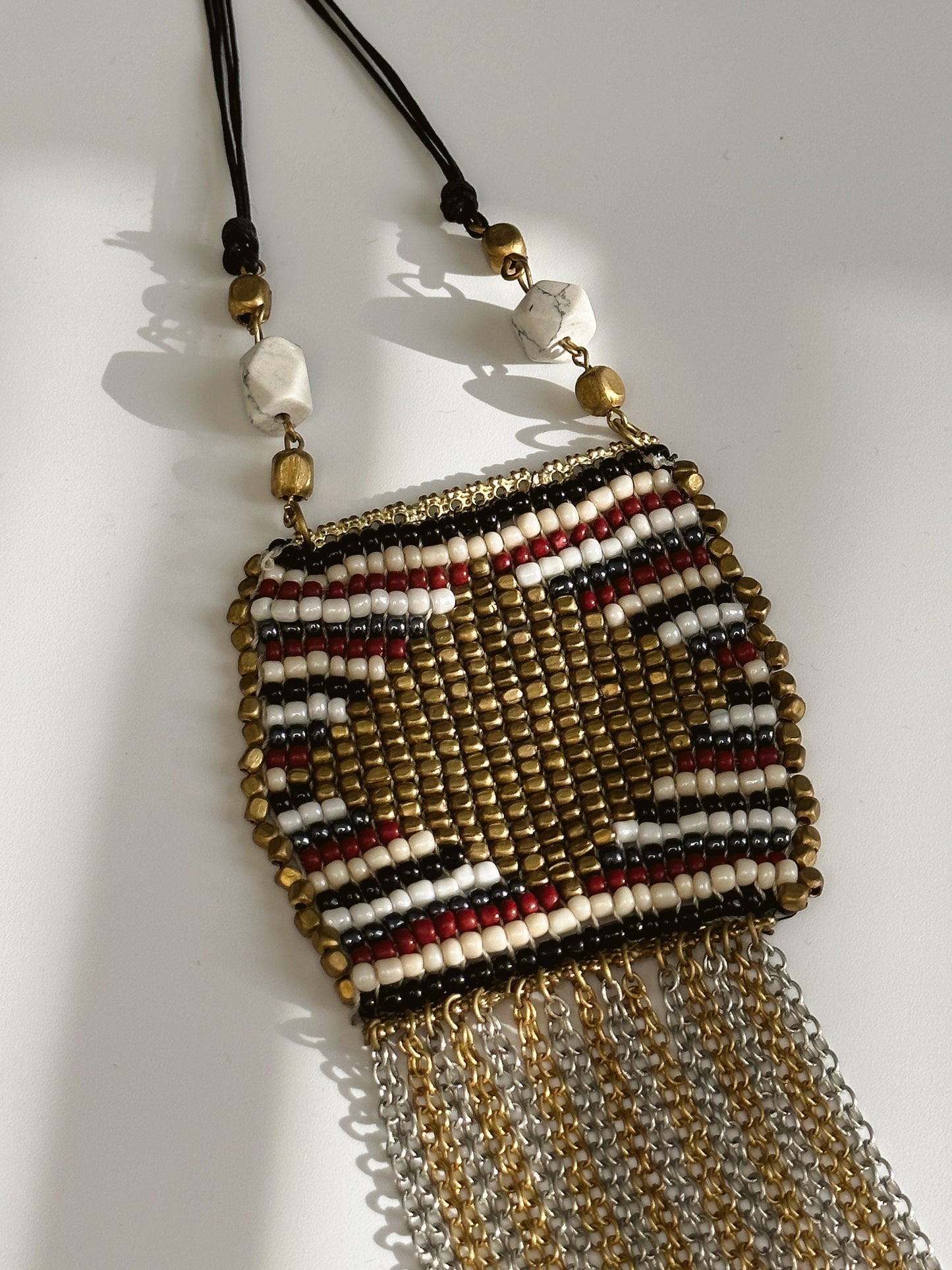 Long Beaded Tassel Necklace | Nepali Necklace | Ethnic Design Boho Necklace | Tibetan Jewelry | Gift for Women Ethnic Jewelry