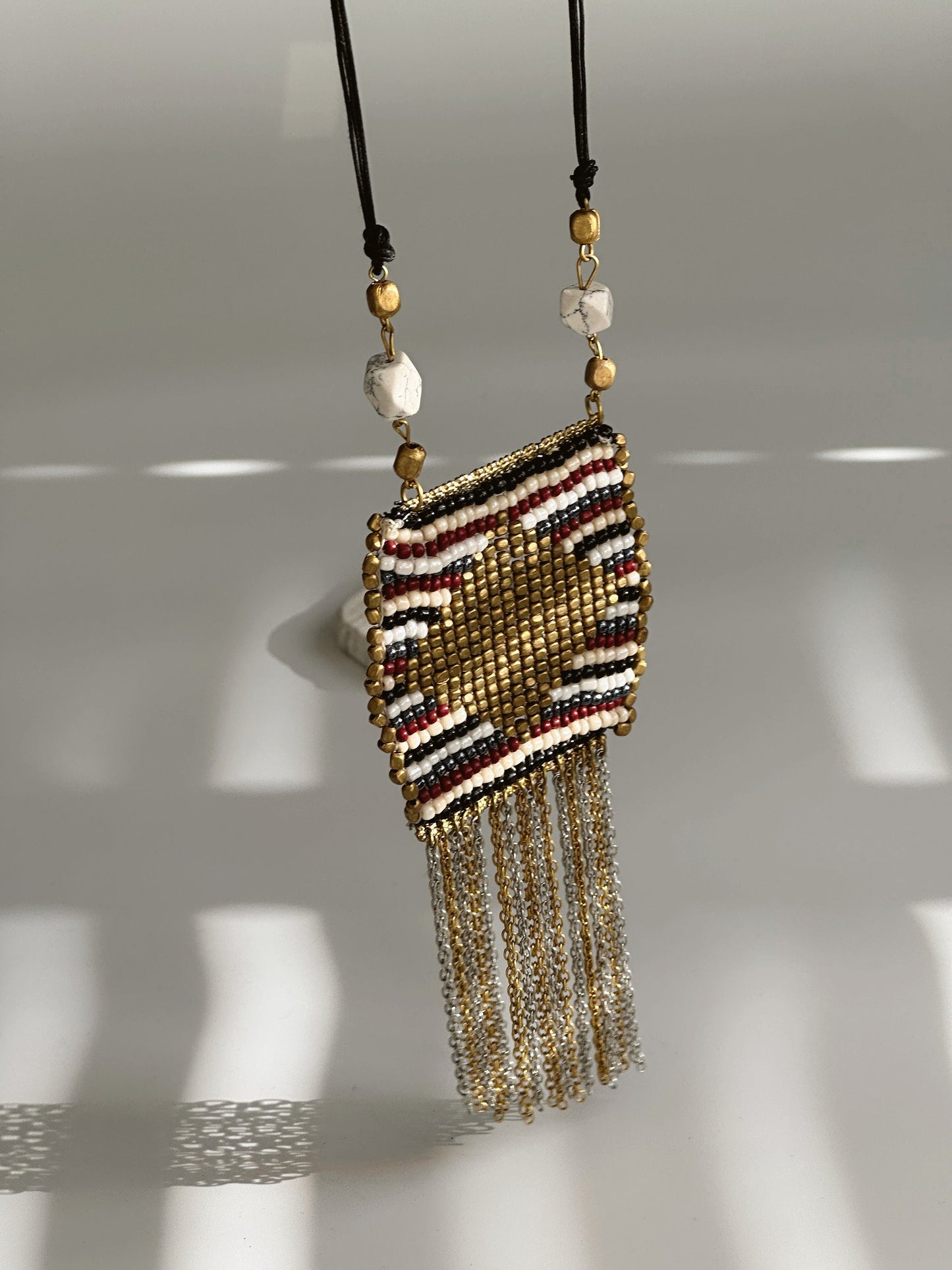 Long Beaded Tassel Necklace | Nepali Necklace | Ethnic Design Boho Necklace | Tibetan Jewelry | Gift for Women Ethnic Jewelry