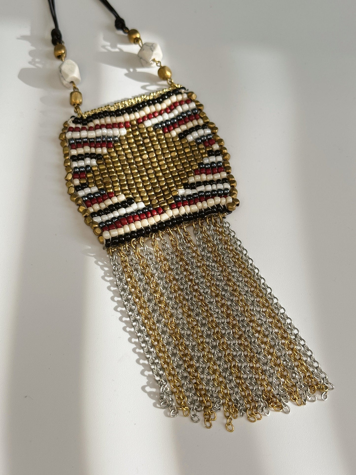 Long Beaded Tassel Necklace | Nepali Necklace | Ethnic Design Boho Necklace | Tibetan Jewelry | Gift for Women Ethnic Jewelry