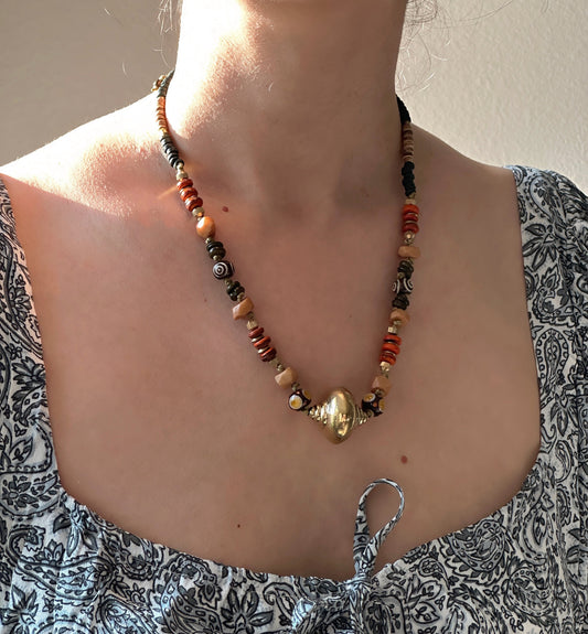 Spinning Necklace | Boho Necklace | Nepali Necklace | Gift for Women Ethnic Jewelry