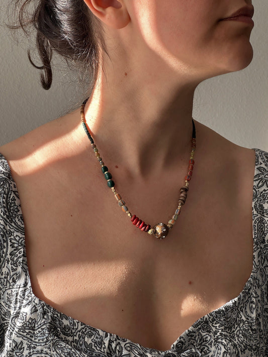 Ethnic Design Boho Necklace | Tibetan Jewelry | Nepali Necklace | Gift for Women Ethnic Jewelry
