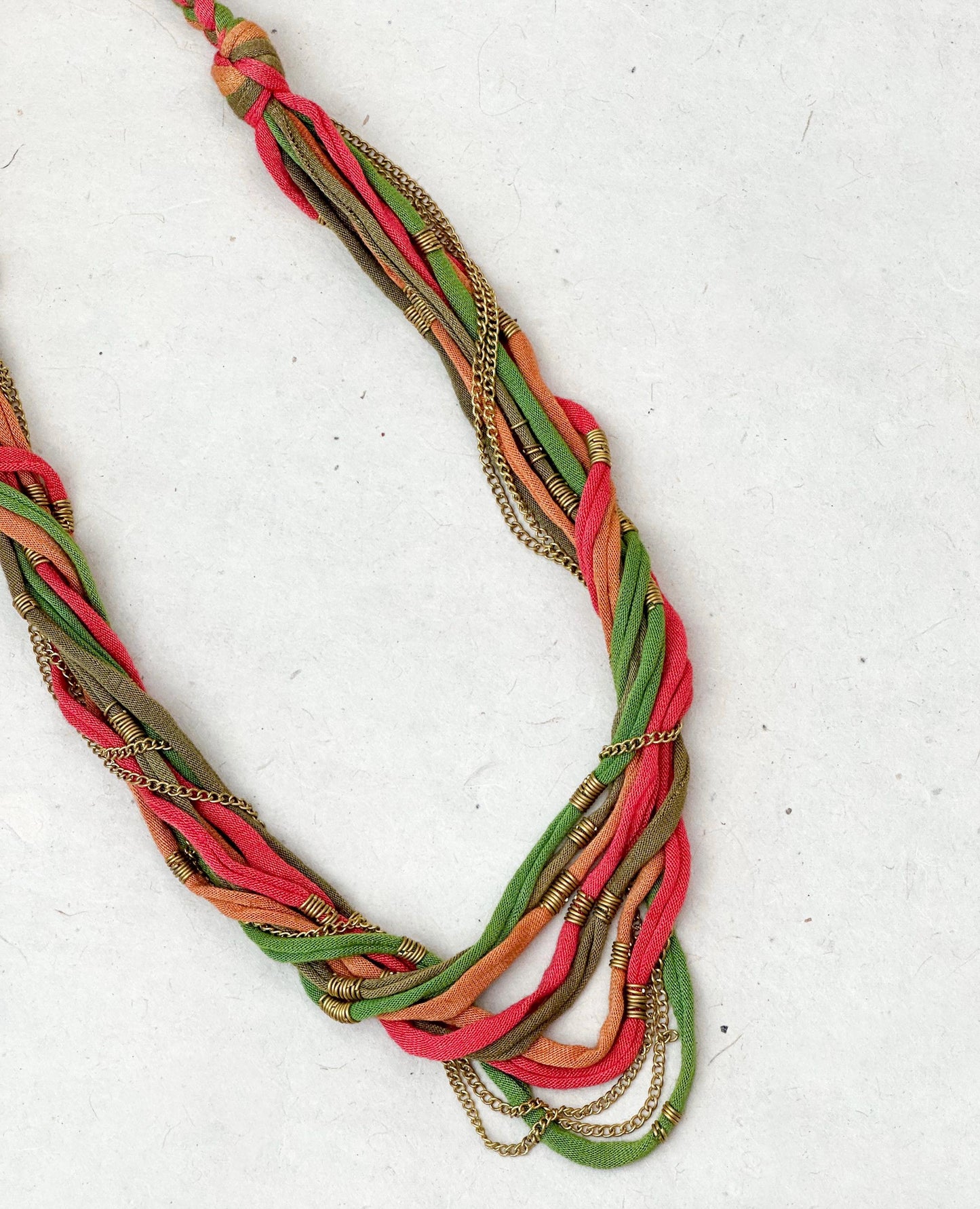Colorful Multi Strand Bib Necklace | Ethnic Design Boho Necklace | Tibetan Jewelry | Nepali Necklace | Gift for Women Ethnic Jewelry