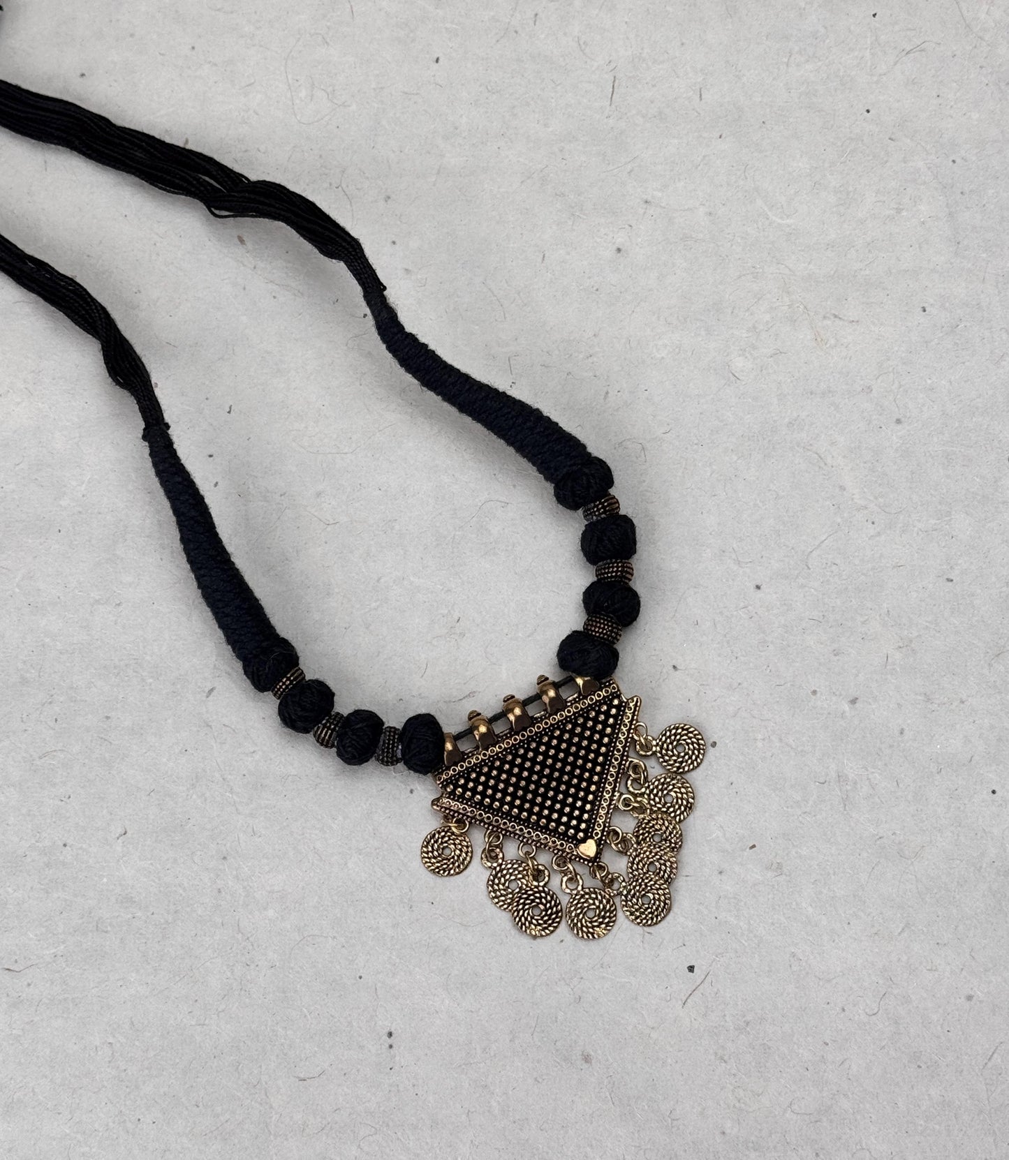Dark Academia Pendant Necklace | Nepali Necklace | Ethnic Design Boho Necklace | Tibetan Jewelry | Gift for Women Ethnic Jewelry