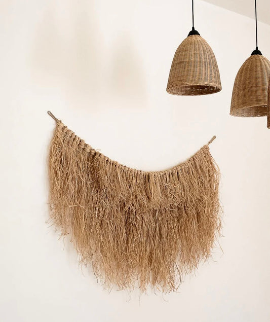Bohemian Raffia Wall Decor